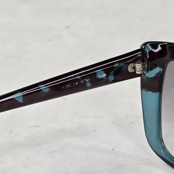 Gucci GG3585S Designer Luxury Sunglasses Black Turquoise 